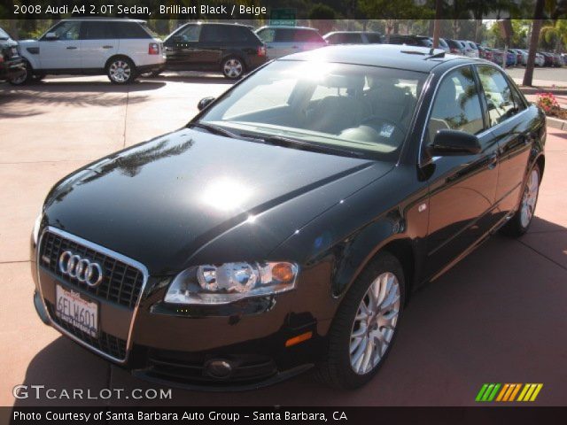 2008 Audi A4 2.0T Sedan in Brilliant Black