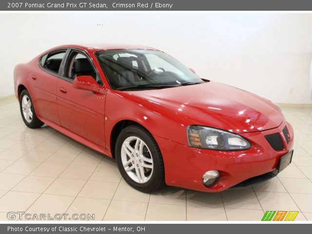2007 Pontiac Grand Prix GT Sedan in Crimson Red