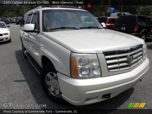 2003 Cadillac Escalade ESV AWD in White Diamond