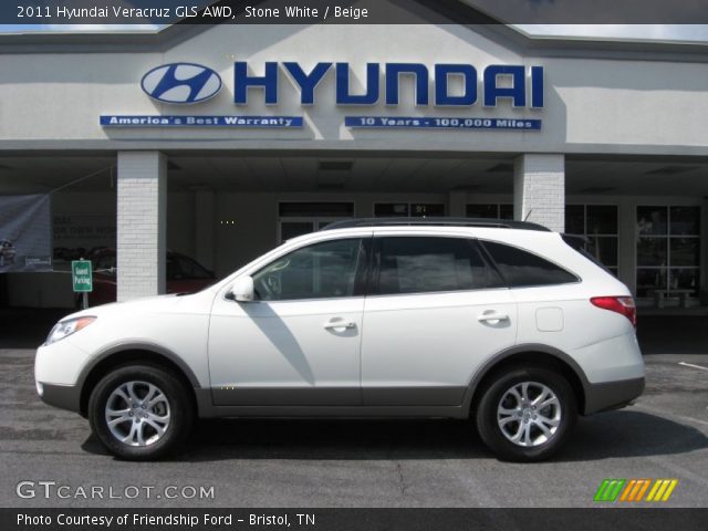 2011 Hyundai Veracruz GLS AWD in Stone White