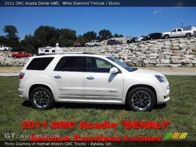 2011 GMC Acadia Denali AWD in White Diamond Tintcoat