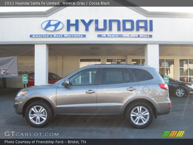 2011 Hyundai Santa Fe Limited in Mineral Gray
