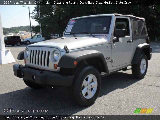 2007 Jeep Wrangler X 4x4 in Light Graystone Pearl