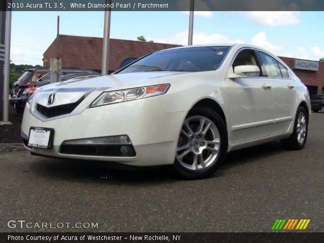 2010 Acura TL 3.5 in White Diamond Pearl