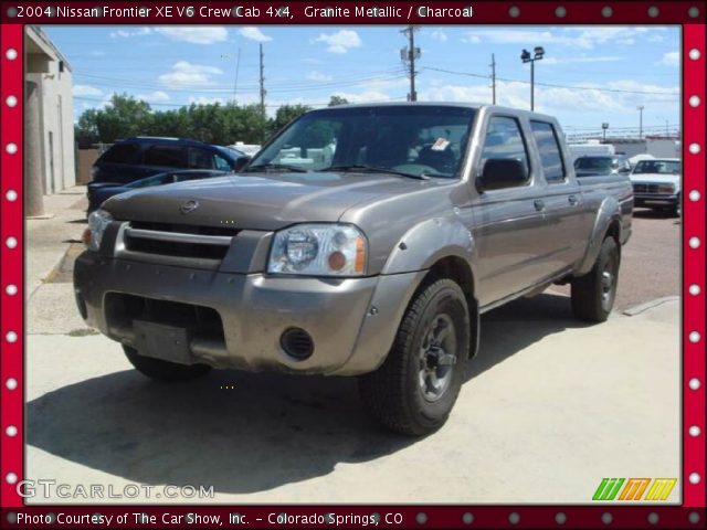 2004 Nissan Frontier XE V6 Crew Cab 4x4 in Granite Metallic