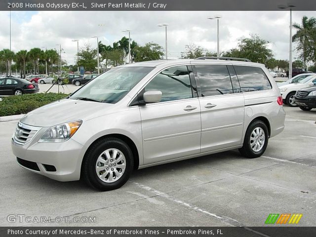 2008 Honda Odyssey EX-L in Silver Pearl Metallic