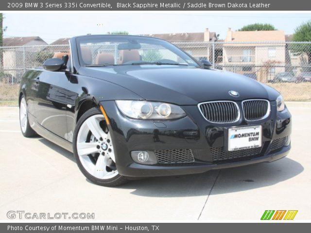 2009 BMW 3 Series 335i Convertible in Black Sapphire Metallic