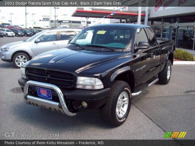 2001 Dodge Dakota Sport Club Cab 4x4 in Black