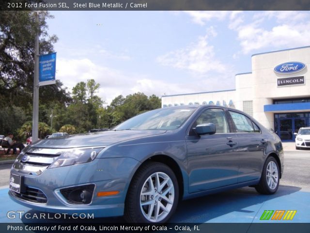 2012 Ford Fusion SEL in Steel Blue Metallic