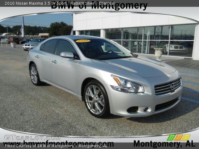 2010 Nissan maxima silver #2