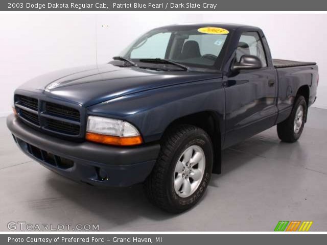 2003 Dodge Dakota Regular Cab in Patriot Blue Pearl