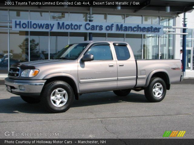 2001 Toyota Tundra Limited Extended Cab 4x4 in Desert Sand Metallic