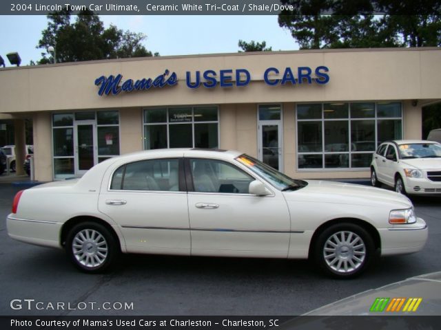 2004 Lincoln Town Car Ultimate in Ceramic White Tri-Coat