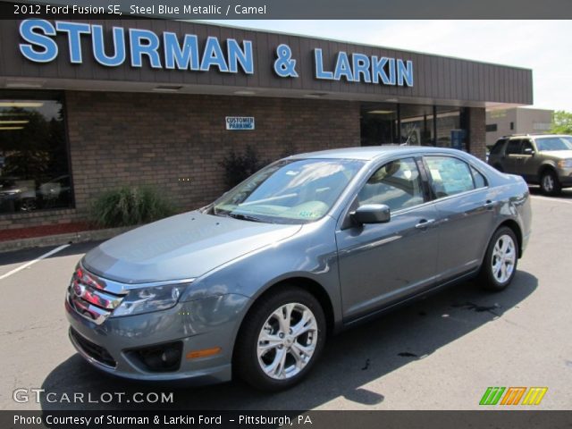 2012 Ford Fusion SE in Steel Blue Metallic