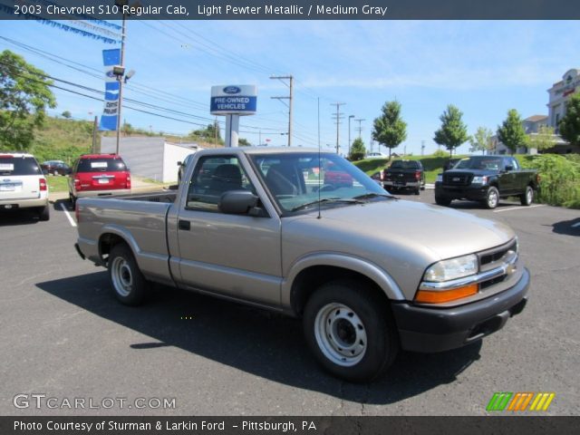 2003 Chevrolet S10 Regular Cab in Light Pewter Metallic