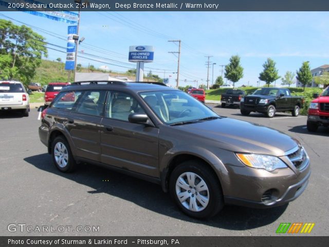 2009 Subaru Outback 2.5i Wagon in Deep Bronze Metallic