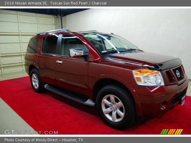 2010 Nissan Armada SE in Tuscan Sun Red Pearl