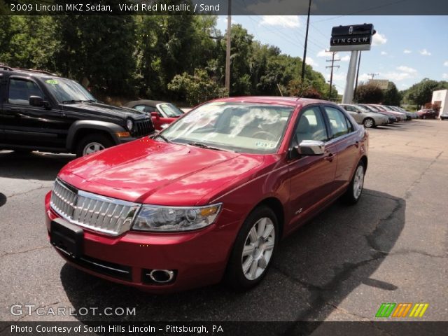 2009 Lincoln MKZ Sedan in Vivid Red Metallic