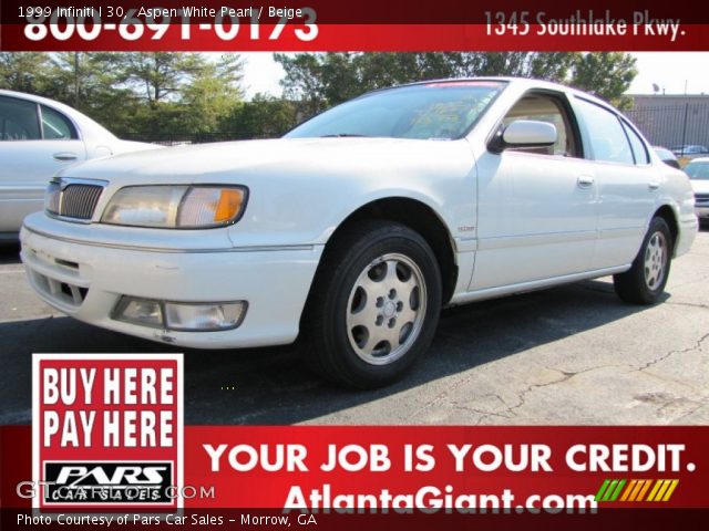 1999 Infiniti I 30 in Aspen White Pearl