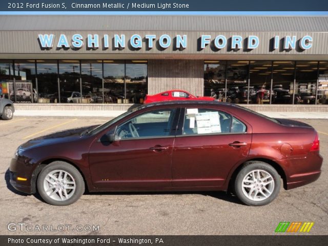 2012 Ford Fusion S in Cinnamon Metallic