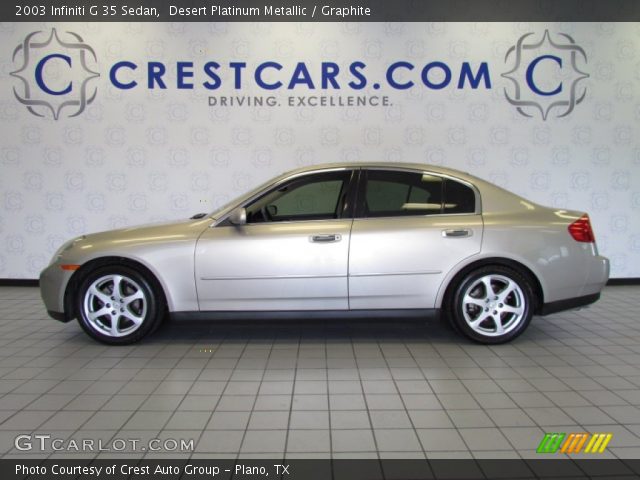 2003 Infiniti G 35 Sedan in Desert Platinum Metallic