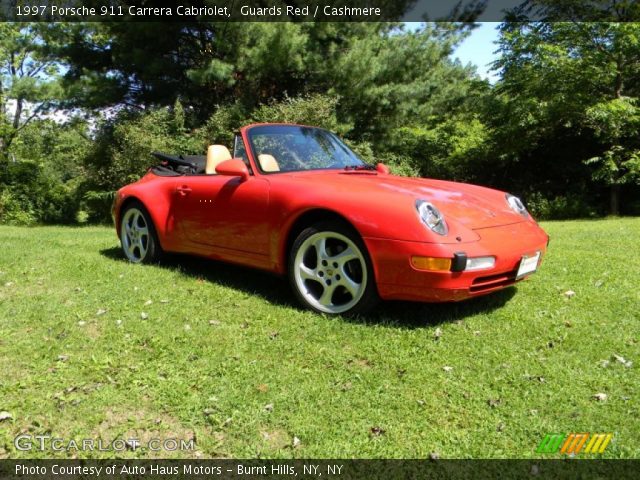 1997 Porsche 911 Carrera Cabriolet in Guards Red