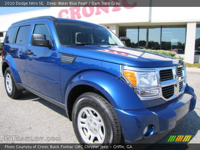 2010 Dodge Nitro SE in Deep Water Blue Pearl