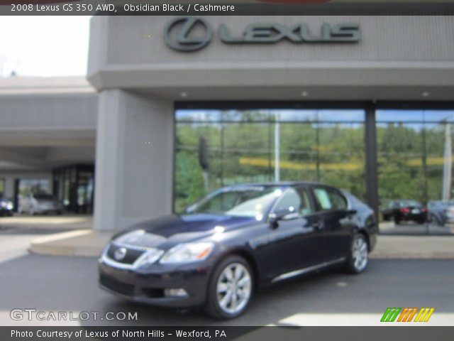 2008 Lexus GS 350 AWD in Obsidian Black