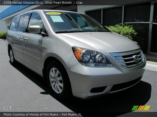 2008 Honda Odyssey EX-L in Silver Pearl Metallic
