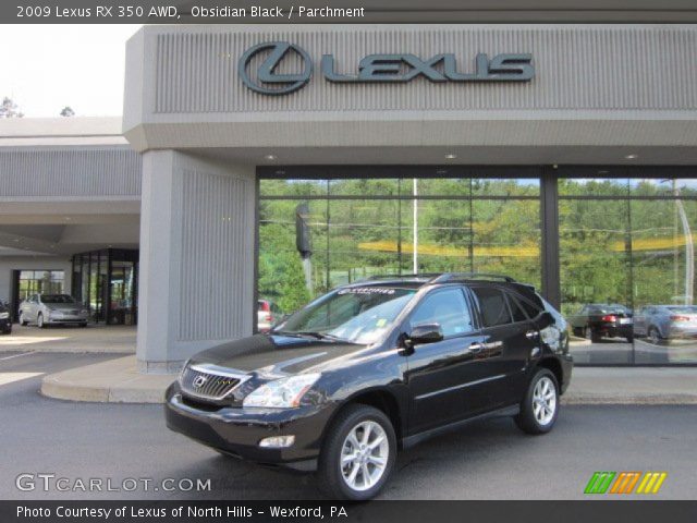 2009 Lexus RX 350 AWD in Obsidian Black