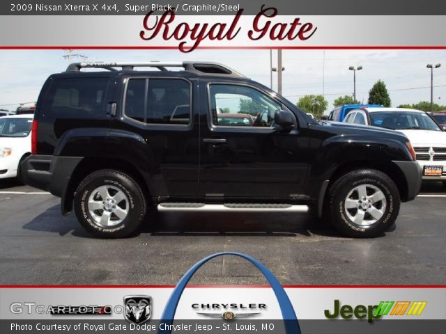 2009 Nissan Xterra X 4x4 in Super Black
