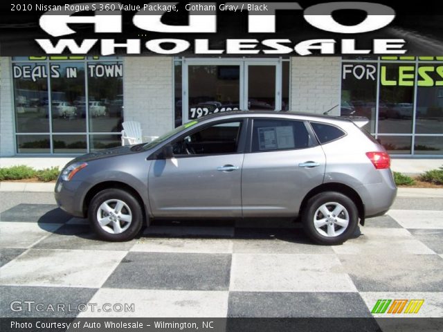 2010 Nissan Rogue S 360 Value Package in Gotham Gray