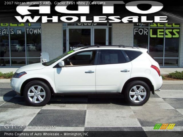 2007 Nissan Murano S AWD in Glacier Pearl White