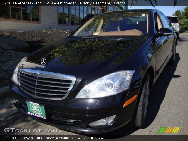 2008 Mercedes-Benz S 550 4Matic Sedan in Black