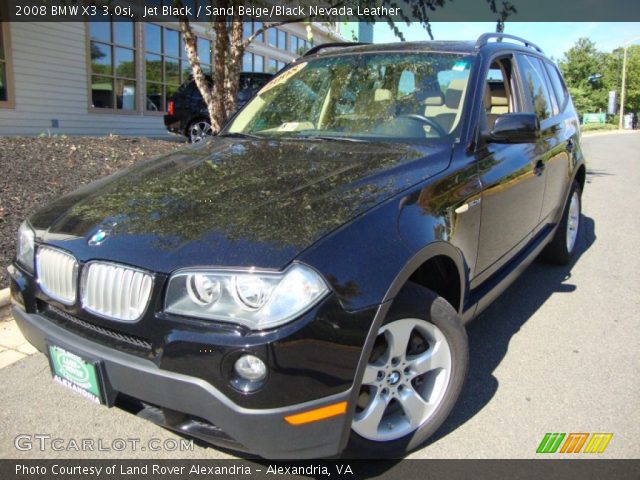 2008 BMW X3 3.0si in Jet Black