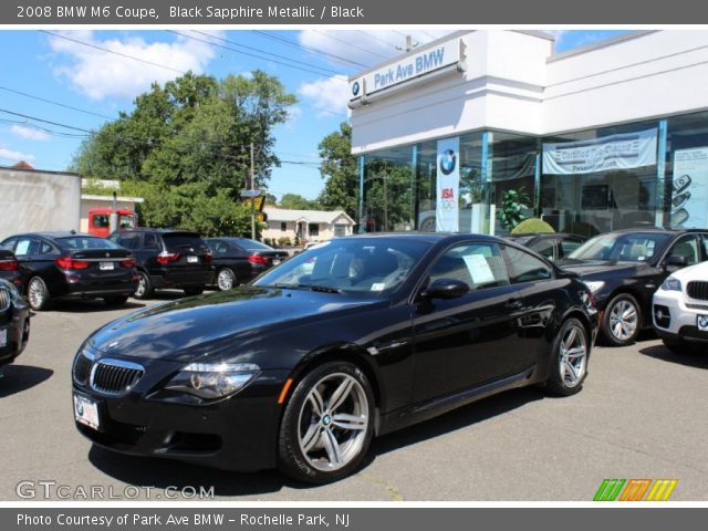 2008 BMW M6 Coupe in Black Sapphire Metallic