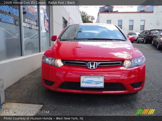 2008 Honda Civic EX Coupe in Rallye Red