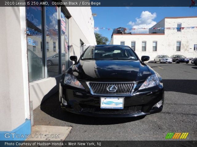 2010 Lexus IS 250 AWD in Obsidian Black