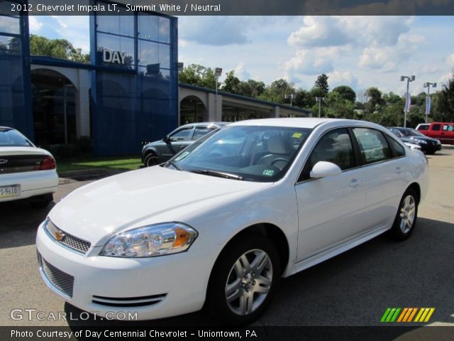 2012 Chevrolet Impala LT in Summit White