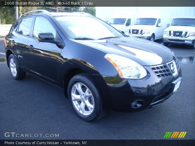 2008 Nissan Rogue SL AWD in Wicked Black