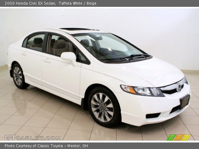 2009 Honda Civic EX Sedan in Taffeta White