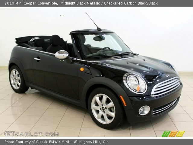 2010 Mini Cooper Convertible in Midnight Black Metallic