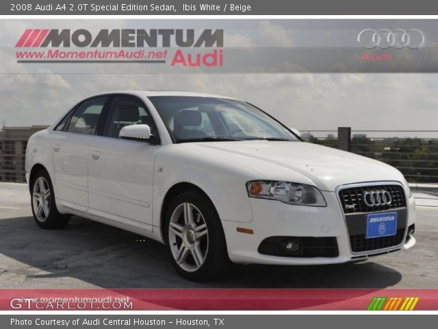 2008 Audi A4 2.0T Special Edition Sedan in Ibis White