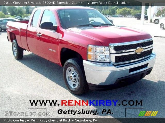 2011 Chevrolet Silverado 2500HD Extended Cab 4x4 in Victory Red