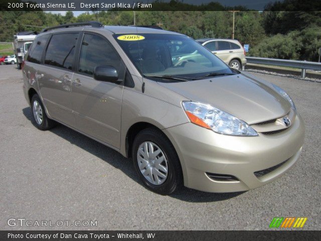 2008 Toyota Sienna LE in Desert Sand Mica