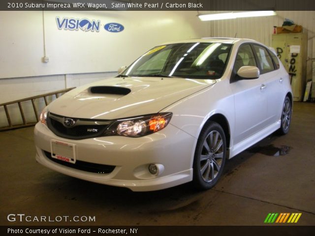 2010 Subaru Impreza WRX Wagon in Satin White Pearl