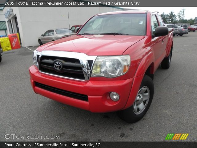 2005 Toyota Tacoma PreRunner Access Cab in Radiant Red