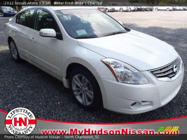 2012 Nissan Altima 3.5 SR in Winter Frost White