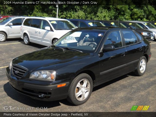 2004 Hyundai Elantra GT Hatchback in Black Obsidian