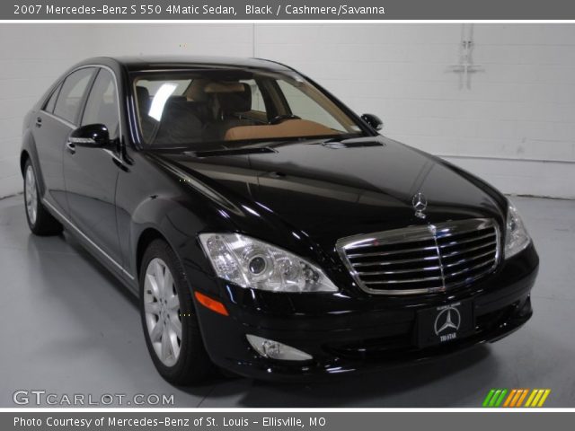 2007 Mercedes-Benz S 550 4Matic Sedan in Black